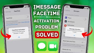 iMessage & FaceTime Activation Unsuccessful solved | An error occurred during activation try again