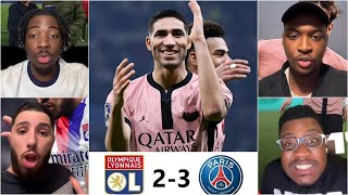 LES RÉACTIONS : OL 2-3 PSG (KVARATSKHELIA EN FEU 🔥)