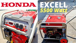 KECEWA DENGAN 1 Bagian HONDA INI !!! Unboxing Review Gasoline Generator Excell Genset MESIN LISTRIK