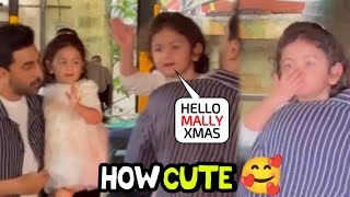 Cutie Pie 😍 Everyone smiles when Ranbir Kapoor's daughter Raha acts like Mother Alia Bhatt