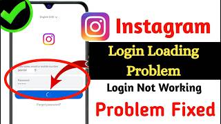 Fix Instagram Login Loading Problem 2026 | Instagram Login Not Working & Stuck Fixed