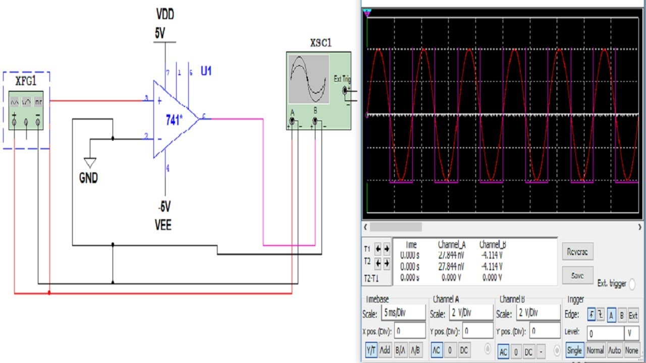 #OPERATIONAL_AMPLIFIER || OPEN LOOP CONFIGURATION || MULTISIM TUTORIAL ...