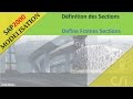 SAP2000:Définition des Sections   Define Frames Sections