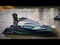 Will He Crash??? - 3yr Old Attempts To Ride Kawasaki SXR Standup JetSki