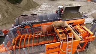 Doppstadt SM 620 (Racoon) \u0026 Sand Trap - Sand Recovery with Dewatering