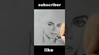 Drawing Michael Jackson tutorial  #michael #girldrawingtutorialvideo