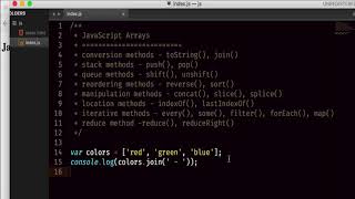 Javascript Tutorial Part #035 Array conversion methods# PROACTIVE Tutorial