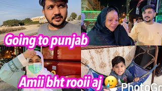 Hum punjab ja raha hai / amii bht rooi ajj 🥲 / babar akbar vlog