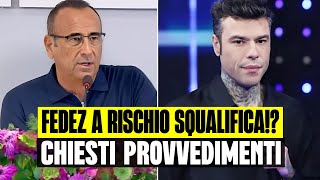 CAOS A SANREMO: FEDEZ INTERCETTATO CON MARCO LUCA LUCCI. RISCHIO SQUALIFICA? CHIESTI PROVVEDIMENTI