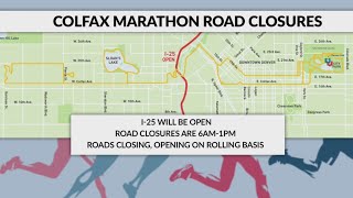 Roads closures to avoid during the Colfax Marathon