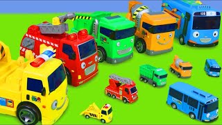Tayo El Pequeño Autobús juguetes -  Excavadora - Tayo the Little Bus Friends Toys cars for kids