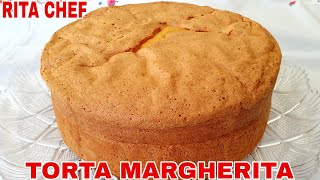 TORTA MARGHERITA🍰RITA CHEF | Altissima, soffice ed incredibilmente buona.