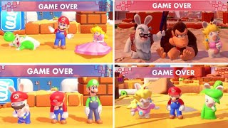 Mario + Rabbids Kingdom Battle - All Character Game Over Animations