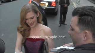 Mirielle Enos - Signing Autographs at AMC Upfront in NYC