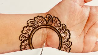 New Stylish Front hand Mehndi design- Jhumka mehndi design- Mehndi designs- Mehendi design- Mehandi