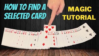 How To Find A Selected Card - Beginner Magic Card Trick Tutorial