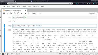 MetPy Mondays #109 - encode, decode, and bytes OH MY!