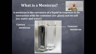 Scientific Measurements 3: What is a Meniscus?