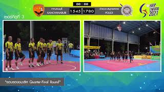 HOOP TAKRAW Circuit 3 #ตะกร้อลอดห่วงอาชีพ 2564 รอบรองชนะเลิศ ตำรวจ - กาญฯ | POLICE vs. KANCHANABURI