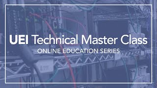 UEI Technical Master Class: Application Architecture