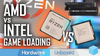 AMD vs Intel CPUs for Game Loading, PCIe 4.0, 3.0, SATA SSDs and HDDs Tested