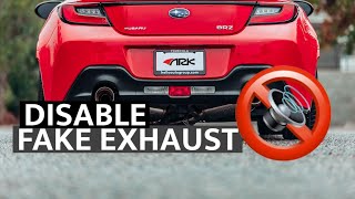How to Disable Active Sound System/Fake Exhaust on your 2022 BRZ