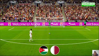 Jordan vs Qatar - Penalty Shootout - FINAL - AFC ASIAN CUP QATAR 2023™ | الأردن ضد قطر | PES
