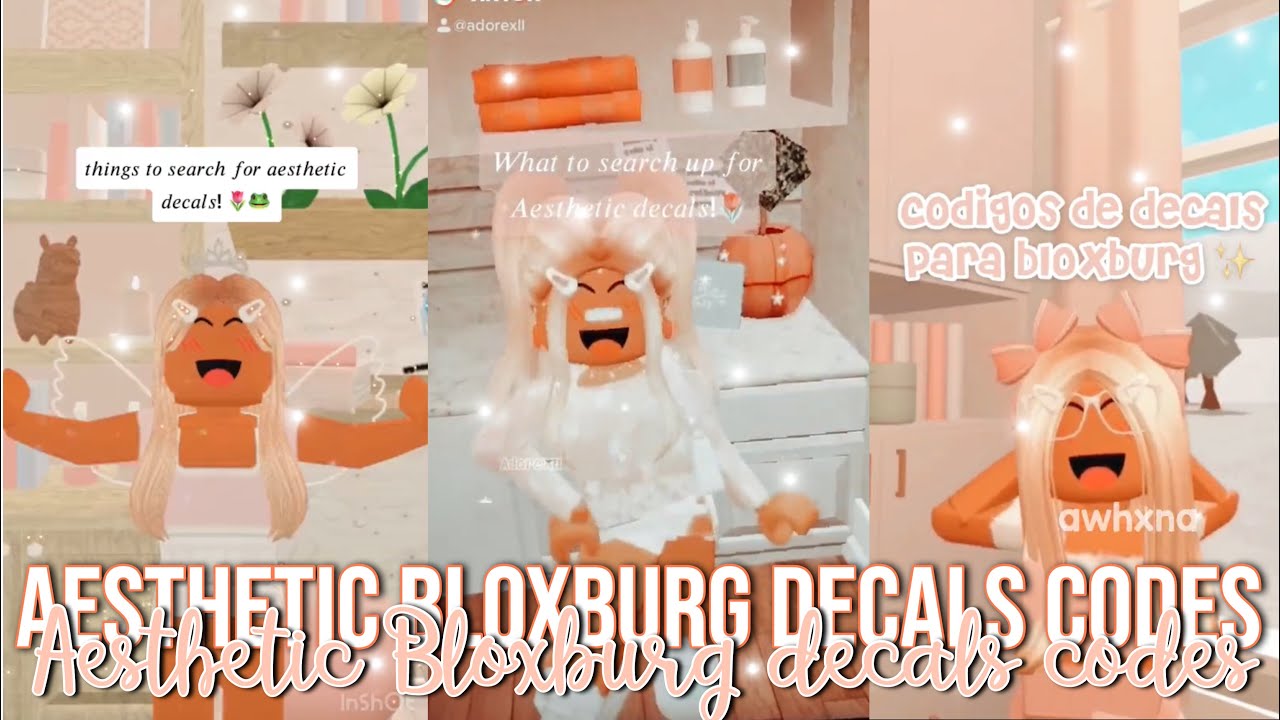 Aesthetic Bloxburg Decal Codes Tiktok | Compilation | Kayxllaa - YouTube