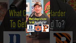 Which COLLEGE Is HARDER To GET INTO?! Do You Agree? #shorts #college #ncaa #ivyleague #duke #school