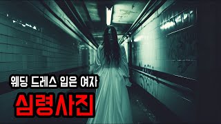 [2ch괴담] 흰 드레스를 입은 여자 사진 ㅣ 소름주의 ㅣ 무서운이야기 ㅣ 공포학과