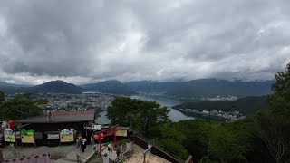 富士山の見えない河口湖（フリーきっぷの3連休その2）