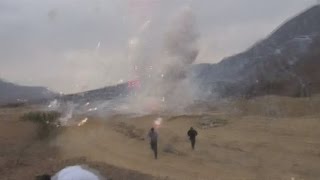 Two tonnes of illegal fireworks accidentally explode in Peru