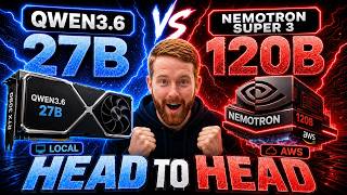 Qwen3.6 27B vs Nemotron Super 3 120B | Head-to-Head