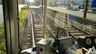 阪堺電車 住吉大社から浜寺駅前までの車窓景色