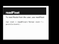 User Input
