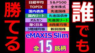 【積立670日目】 スリムが最強の投資信託である理由 【eMAXIS Slim全15銘柄に全力OK】