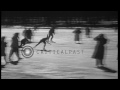 people indulge in ice skating in la crosse wisconsin. hd stock footage