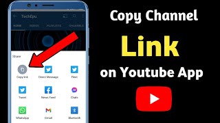 How To Copy YouTube Channel Link on Android.  (2021)