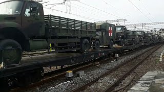 超長軍列！！台鐵7802次軍列嘉義開車