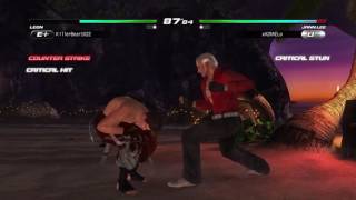 DOA5LR xA2RAELo (Jann Lee) vs Leon