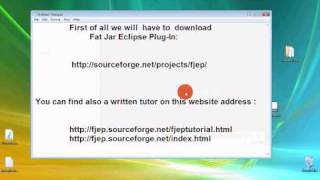 Generate an executable jar.:: Eclipse