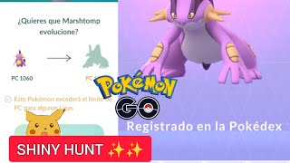 Evolucion Marshtomp en Swampert shiny ✨ Pokemon GO #pokemongo