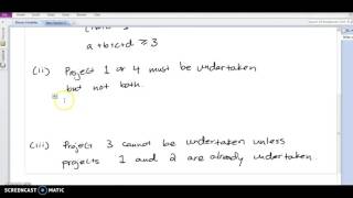 Binary Variable Constraint Models