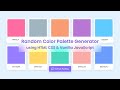 Create A Random Color Palette Generator in HTML CSS & JavaScript