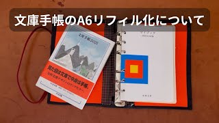 「文庫手帳」をA6システム手帳のリフィル化はアリ？ナシ？検討会