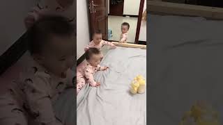 【triplets-Hu 】Dad takes care of the baby 01 #vlog #Daddy #tiktok