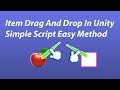 Simple Drag Drop (Unity Tutorial for Beginners) 2D/3D