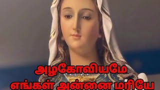 அழகோவியமே எங்கள் அன்னை மரியே // Azhagoviyame engal annai mariye Tamil matha song lyrics