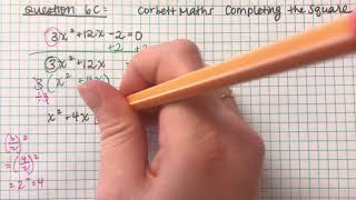 Completing the Square - CorbettMaths 6c