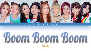 NiziU - Boom Boom Boom Color Coded Lyrics Video 歌詞 |JPN|ROM|ENG|
